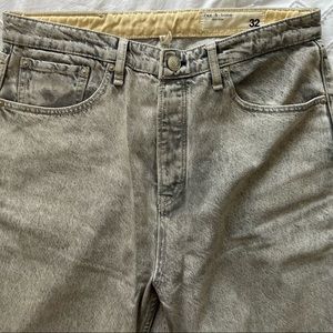 Light Gray Acid Wash Rag & Bone Straight Leg Jeans